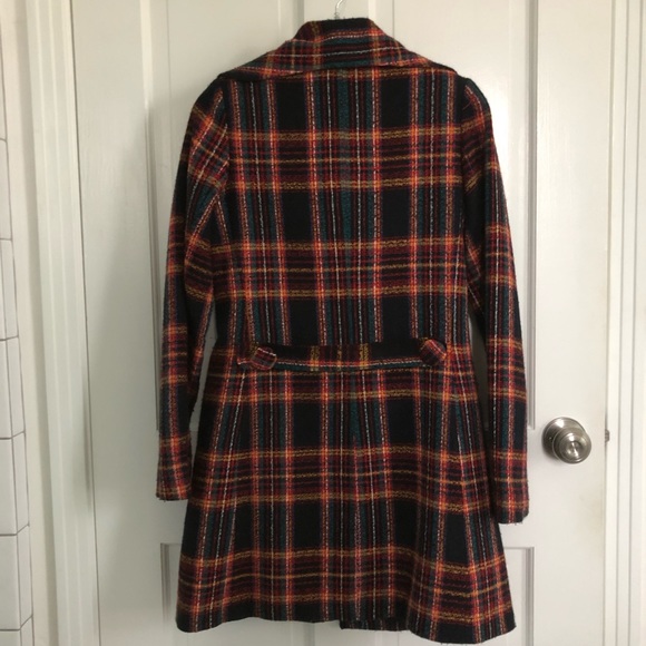 Vintage plaid tapestry coat - Picture 5 of 7